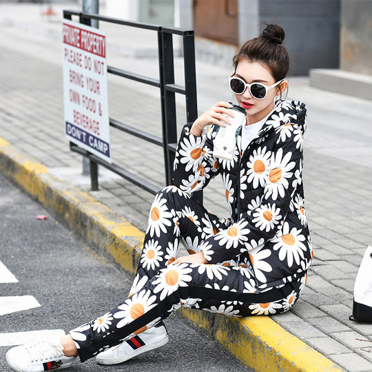 2021 новая зимняя женская короткая пуховая куртка большого размера