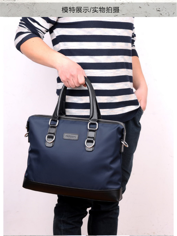 Túi nylon nam Oxford vải nam túi xách kinh doanh vai bình thường Messenger túi vải ba lô nam chính thức cặp đeo chéo