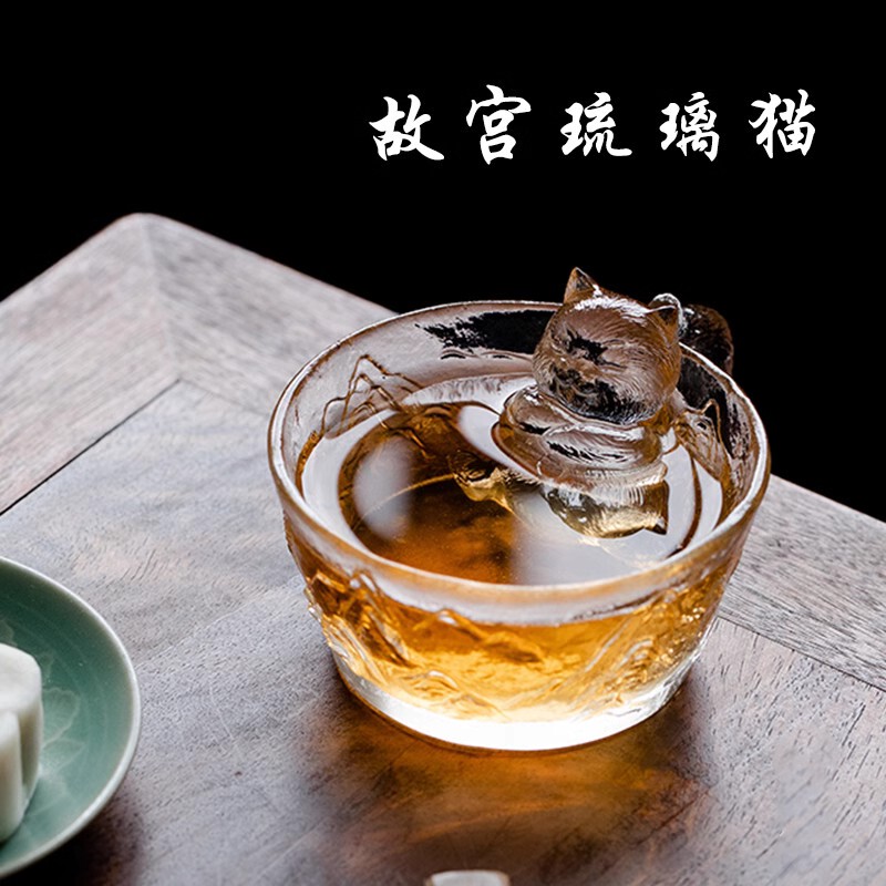 My Emperor's Domain Cup - Forbidden City Cat Crystal Glass Tea Cup - Glass Master Cup - Cat Royal Cat Cup - Cultural and Creative Cup - Tea Set My Emperor's Domain Cup - Forbidden City Cat Crystal Glass Tea Cup - Glass Master Cup - Cat Royal Cat Cup - Cultural and Creative Cup - Tea Set