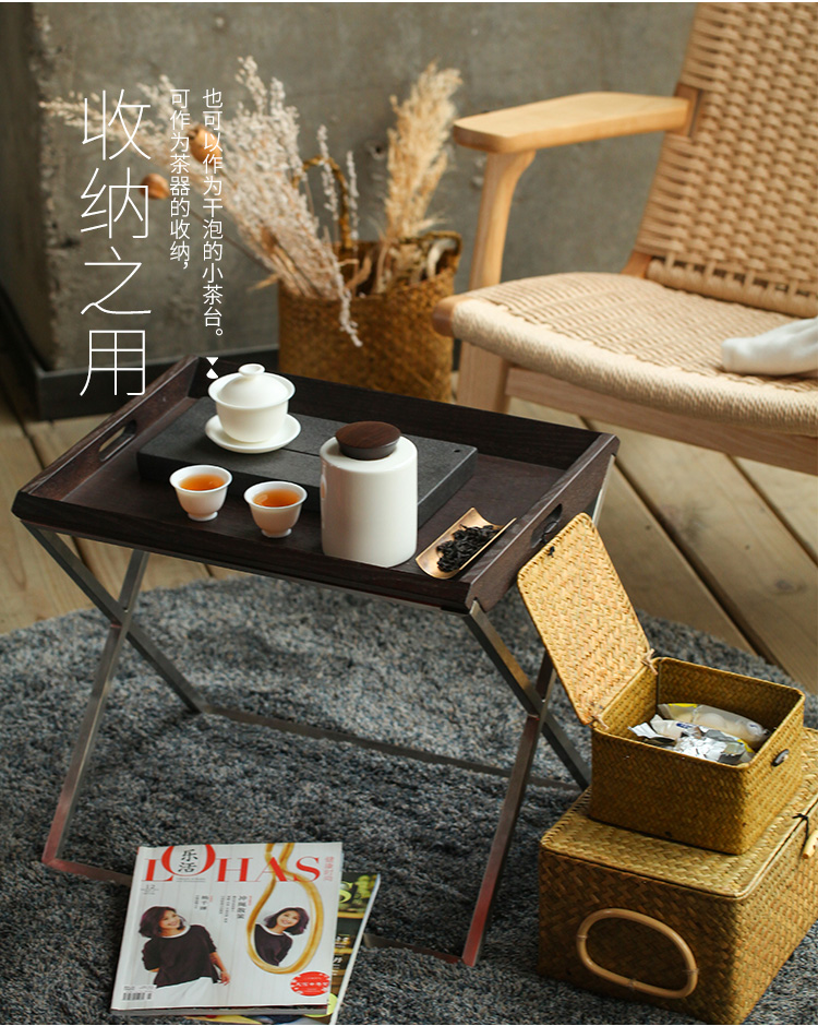 White porcelain ceramic seal caddy fixings receives fresh tea boxes portable travel wooden cover small jar tea boxes