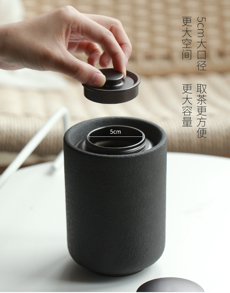 The Wu family fang ceramic tea pot size portable metal seal tank storage restoring ancient ways of tea pot home tea boxes