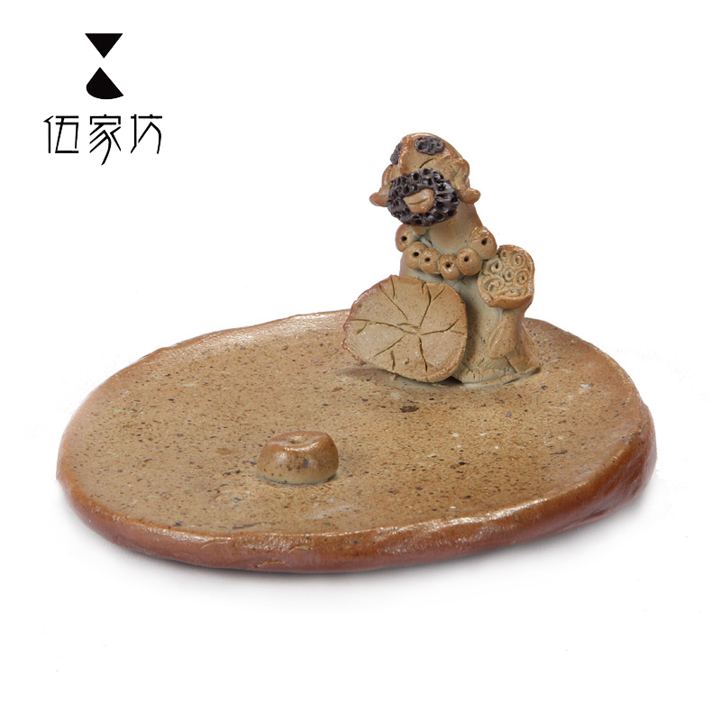 The Wu family fang incense ooze ceramic plug-in wire censer fragrant incense incense seat device with carefully selected - spice tea accessories