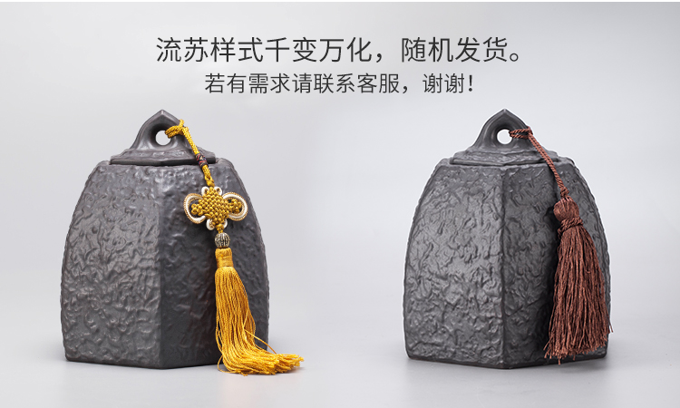 The Wu family lane east devoted to ceramic POTS medium sealed storage POTS pu - erh tea caddy fixings ceramic POTS