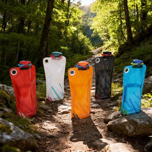 Outdoor Sports Soft Water Bag Music Festival Foldable Camping Equipment Mountaineering Cycling Hiking Concert Water Cup Water Bottle