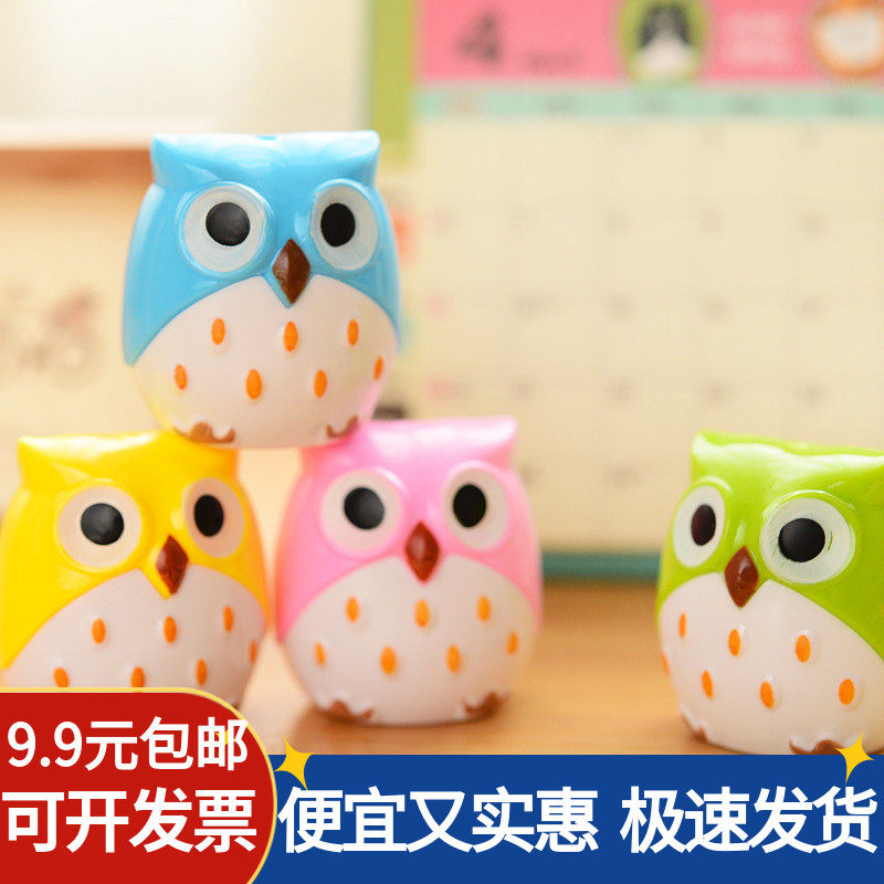 Owl Sharpened Pencil Sharpeners Cute Cartoon Animal Pencil Sharpeners Kindergarten Children Elementary School Children Award First Grade Prize