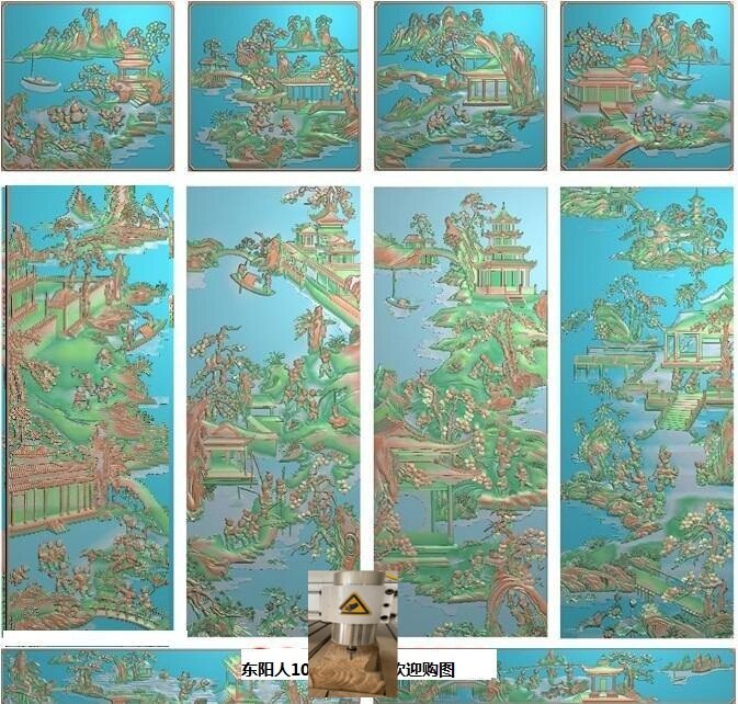 100 sub-top case cabinet large wardrobe relief picture book cabinet door panel fine sculpture picture bmp wood sculptures antique furniture