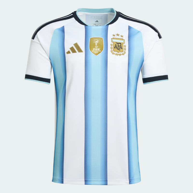 Adidas Argentina National Team World Cup Jersey Home Fan Version Quick-Drying Short-Sleeved Jm8396 Adidas Argentina National Team World Cup Jersey Home Fan Version Quick-Drying Short-Sleeved Jm8396