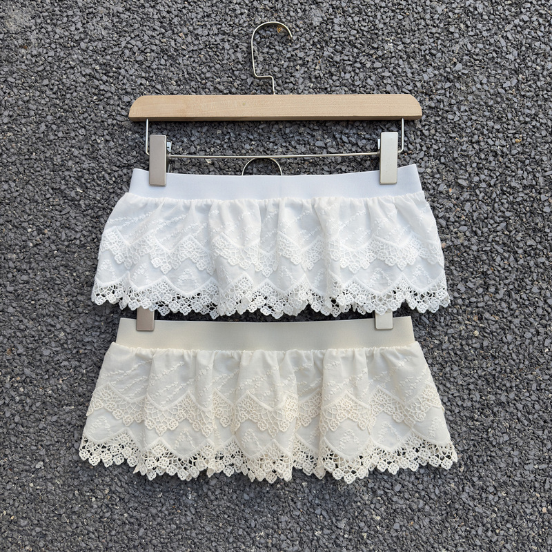 Wear a Short Sweater or Cardigan Layered over a Petticoat Skirt with a Ruffled Hem, Layered over a Lace Slip Skirt, Ballet-Style Waist-Cinching Short Skirt