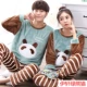 Winter flannel những người yêu thích đồ ngủ hoạt hình cộng với phân bón XL lỏng chất béo MM phụ nữ san hô lông cừu phục vụ nhà đồ ngủ đẹp