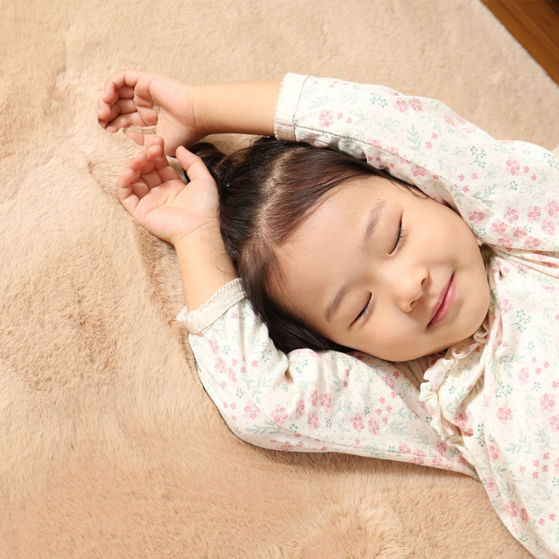 Jiarui carpet living room Nordic minimalist ins room bedside blanket imitation rabbit plush bay window pad coffee table carpet bedroom