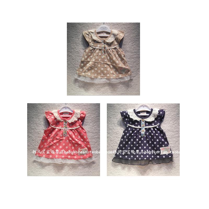 Export to Japan Original single summer foreign trade tail single day single girl baby children's clothing summer skirt top doll shirt
