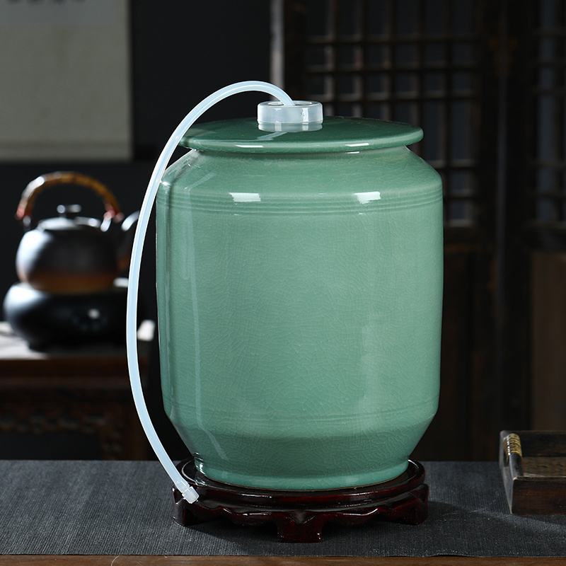 Jingdezhen Ceramic Water Jar 10/20/ 25kg Liters for Home Use, Suitable for Storing Pure Water, Making Tea, Storing Wine, Oil Tank, Hot Water Dispenser Jingdezhen Ceramic Water Jar 10/20/ 25kg Liters for Home Use, Suitable for Storing Pure Water, Making Tea, Storing Wine, Oil Tank, Hot Water Dispenser