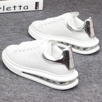 Hong Kong Supreme mens shoes womens shoes Air cushion Little white shoes lovers board shoes thick bottom heightening sneakers