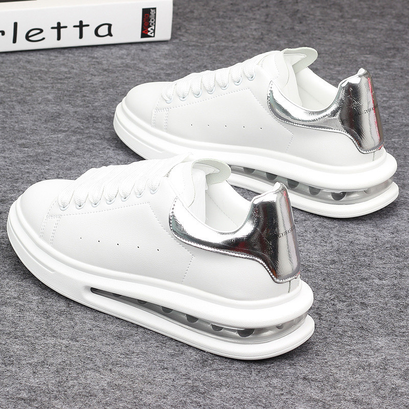 Hong Kong Trendy Brand Itun7G Men's and Women's Shoes, Air-Cushioned White Sneakers, Couple Sneakers, Thick-Soled Height-Increasing Sports Shoes