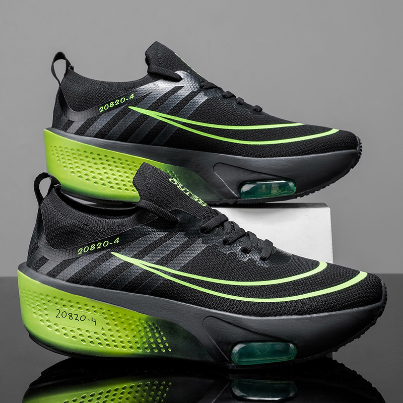 Nk Alpha 3Rd Generation Spring Dual-Mesh Breathable Youth Sports Shoes for Physical Exams and Competitions, Air-Cushioned Shock-Absorbing Running Shoes