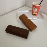 Портативные брендовые ретро солнцезащитные очки, коробка для хранения, простой и элегантный дизайн