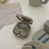 Высококачественное маленькое портативное переносное герметическое зеркало, невидимые очки, система хранения, простой и элегантный дизайн