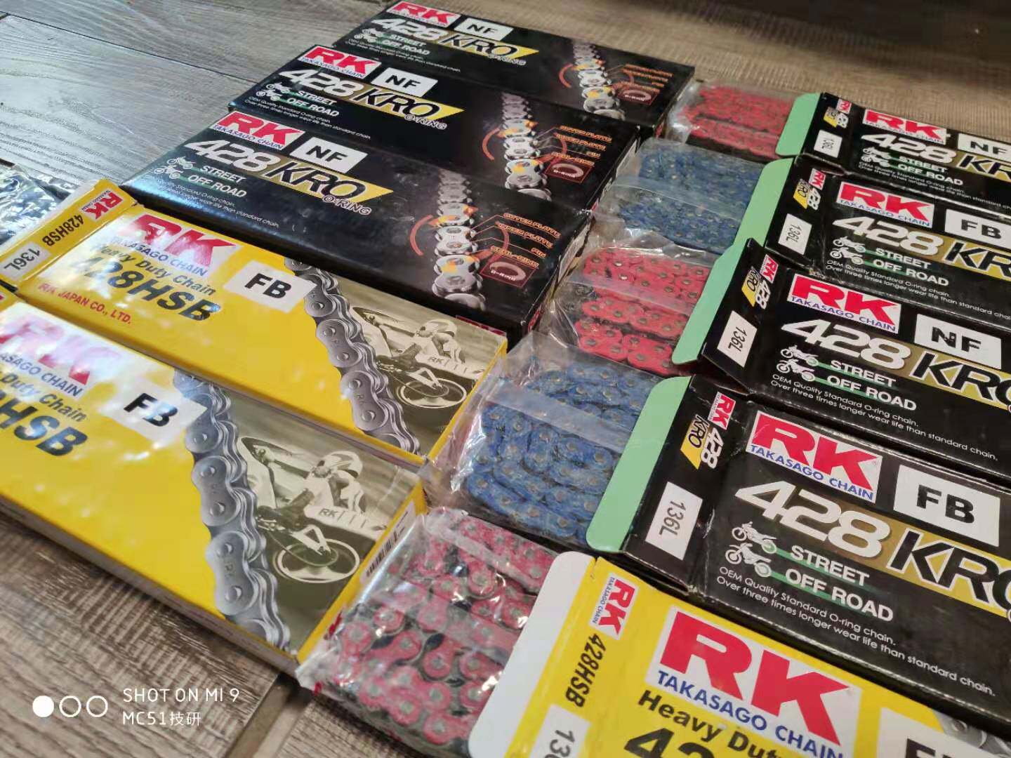 RK Colour Chain Japan Original Imported RKO-428 520525 Color chain