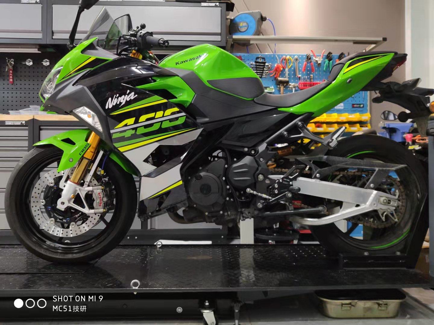 客之坊 Kawasaki川崎ninja400改裝倒置避震忍者400倒叉減震套件vopo制 露天市集 全台最大的網路購物市集