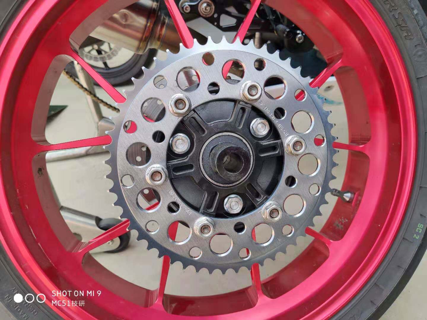 YAMAHA mountain leaves YZF-R25 R3 retrofit 415 competitive rear large fluted disc light weight sprockets MOTO-TRON