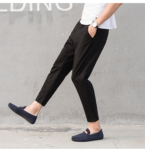 Mùa xuân và mùa thu quần Harlan nam cộng với quần XL chất béo quần áo nam đẹp