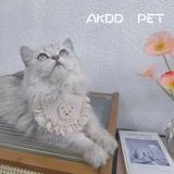 Брендовый оригинальный бархатный нагрудник ручной работы, шарф, милый слюнявчик, чокер, с медвежатами