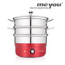meyou name friendly new split double layer Boiling Steam Pot Quarters Home Multifunction Stainless Steel Electric Steam Boiler Ex-gratia