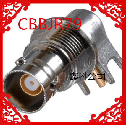 Triaxial JR79 original imported triaxial three-snap BNC curved seat welding PCB board triaxial connector