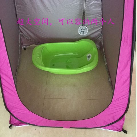 Miễn phí xây dựng một tốc độ mở lều tắm di động phòng tắm thay đồ vệ sinh di động dày lên ấm áp chống tắm tài khoản tắm - Lều / mái hiên / phụ kiện lều lều du lịch