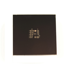 Negative US military standard resolution plate 63mmx63mmx2 3mm accuracy: 1μm glass chromium plated light engraving