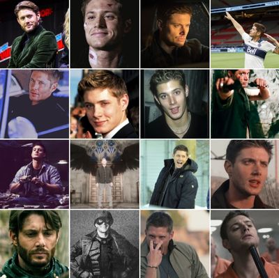 800 electronic versions of jensen and Alex pictures without repetition. Jensen Dean, a handsome European and American guy, Evil Force spn