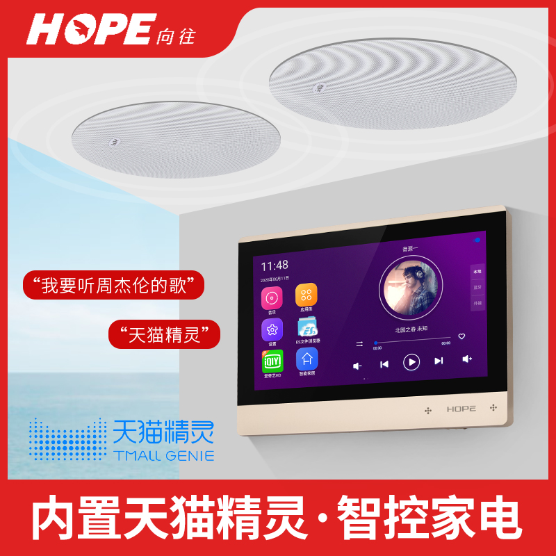 HOPE yearning for Z6 S6 home background music host system set smart home controller ceiling audio