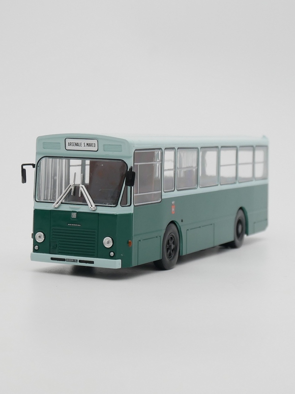Ixo 1:43 Fiat 418 Ac-M 1975 Italian Bus Fiat Bus Car Model Toy