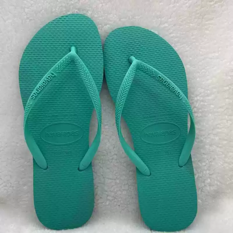 Бразильские шлепанцы havaianas Havana, классические, узкие женские, Victoria's Secret, розовый однотонный цвет, тонкий ремешок, нескользящие сандалии и тапочки