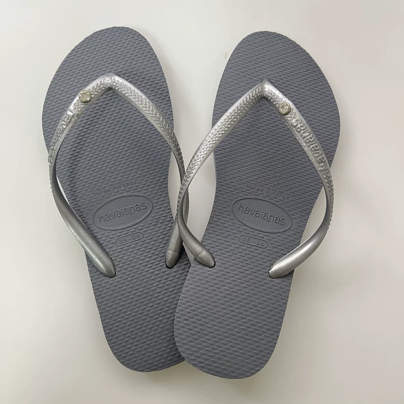 Бразильские шлепанцы havaianas Havana, классические, узкие женские, Victoria's Secret, розовый однотонный цвет, тонкий ремешок, нескользящие сандалии и тапочки