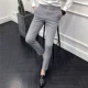 Mùa thu đông nam phù hợp với quần tây Hàn Quốc quần tây nhà tạo mẫu tóc Slim chân giản dị quần thêu chín quần nam
