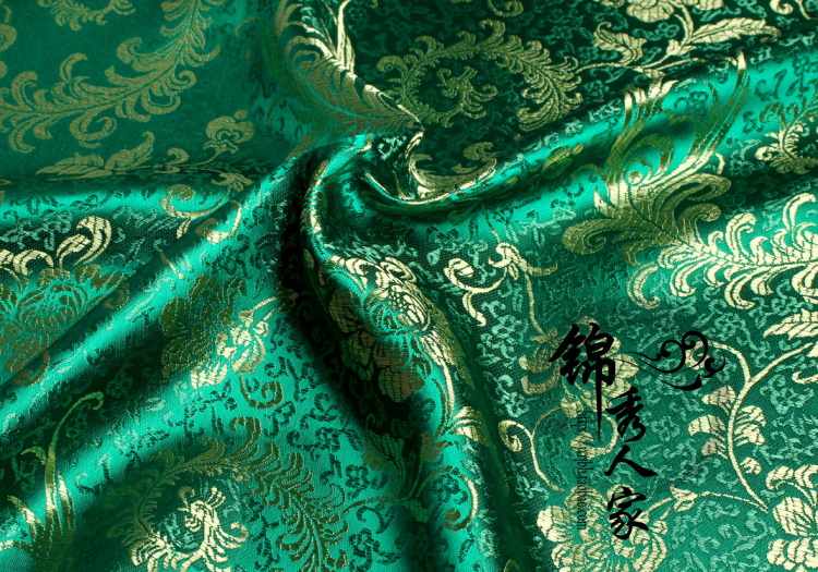 Thổ cẩm vải trang phục Hán COS quần áo trang phục kimono váy vải lụa satin - Pteris loạt hoa mẫu đơn - Vải vải tự làm vải hoa văn cổ điển