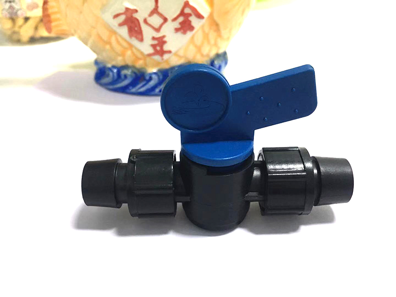16 drip irrigation belt joint bypass valve double lock mother direct switch small valve 4 minutes 6 minutes valve