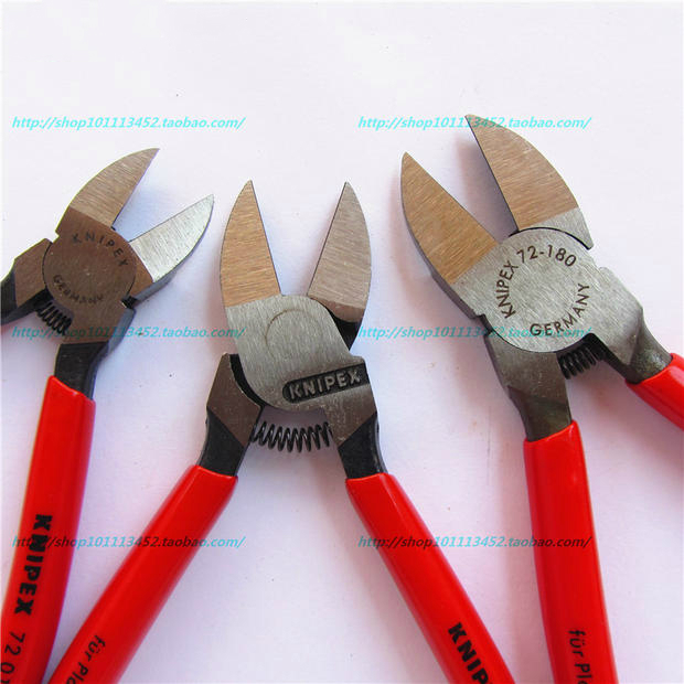German Kenypike KNIPEX plastic water gap pliers with diagonal fitter 7201140 7201160 7201180