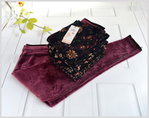 Old lady thin cotton pants Middle-aged warm pants thin plus fat plus autumn pants plus velvet warm pants Large size early winter models