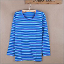 One-piece coat ladies cotton round neck thick autumn shirt low collar middle-aged and elderly cotton cotton sweater underwear