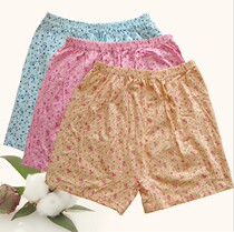 5-pack middle-aged and elderly underwear womens cotton mother old loose high waist size boxer shorts ladies Cotton