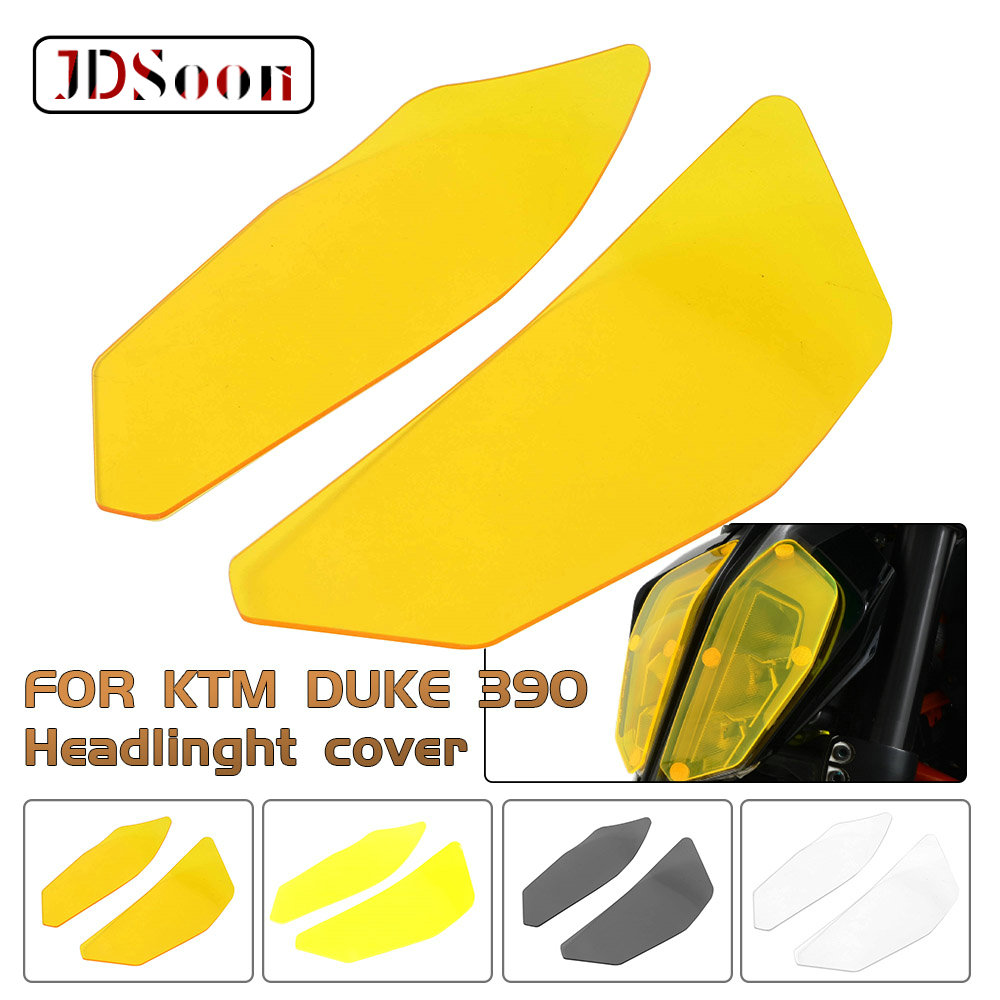 Suitable for KTM DUKE390 17-18-19-20 years modified headlight protection film front light headlight protection