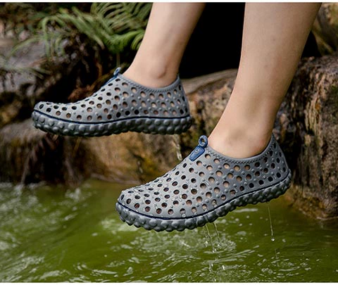 Giày sông nam khô nhanh mùa hè lội nước cho nam ngoài trời nhẹ thoáng khí chống trượt lội nước trôi giày đánh cá - Khởi động ngoài trời