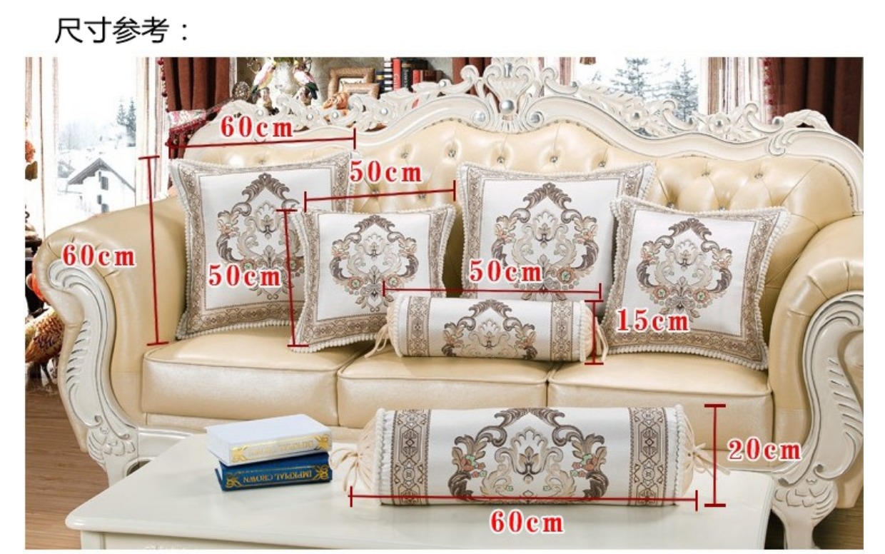 Kẹo đa năng châu Âu gối sofa gối gối tay để tăng thời trang gió quốc gia hình trụ đệm eo với lõi Gối văn phòng 2 trong 1