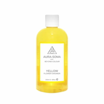 Flower Essence Shower Gel Yellow Cleansing Body Negative Energy Happy Sunshine Moisturizing Imported from UK AuraSoma