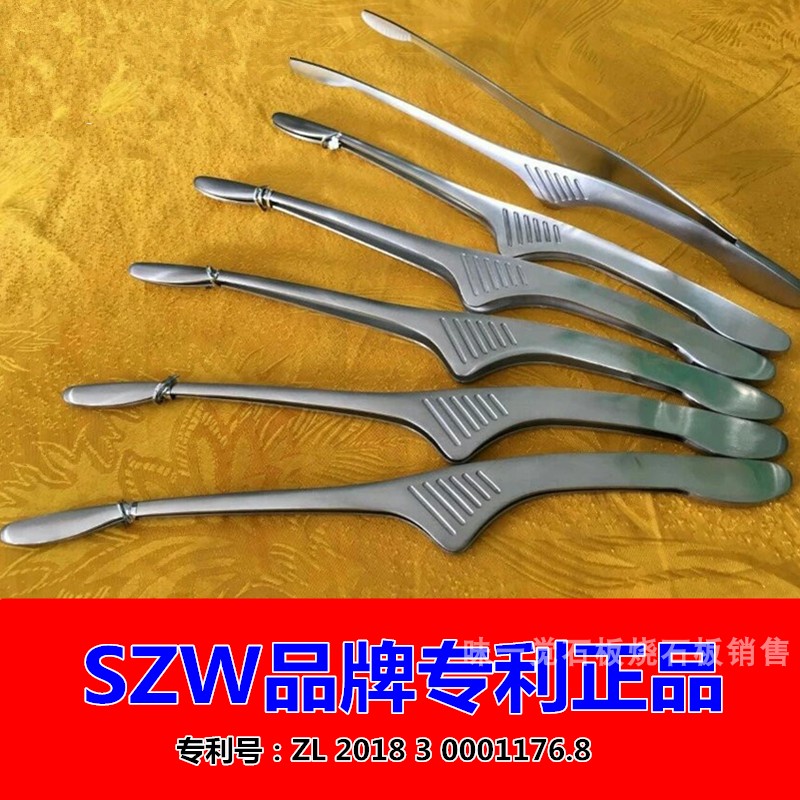 Export barbecue clip stainless steel barbecue clip Korean slate barbecue clip home steak Japanese food clip