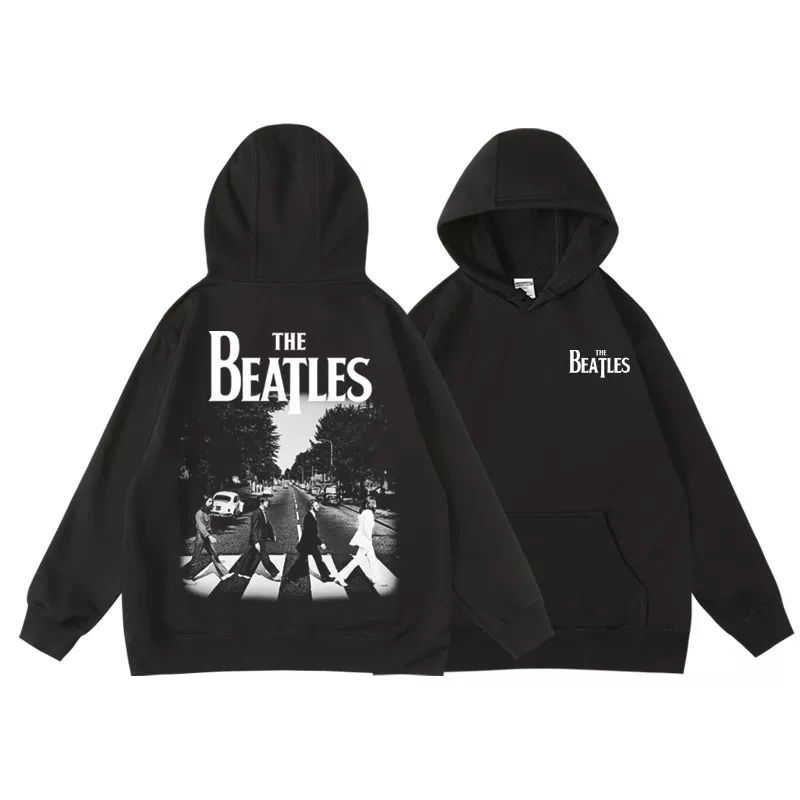 The Beatles Rock BF Beatles Bands вокруг капюшона, рыхлая и бархатная осень и зима мужская и женская кофта