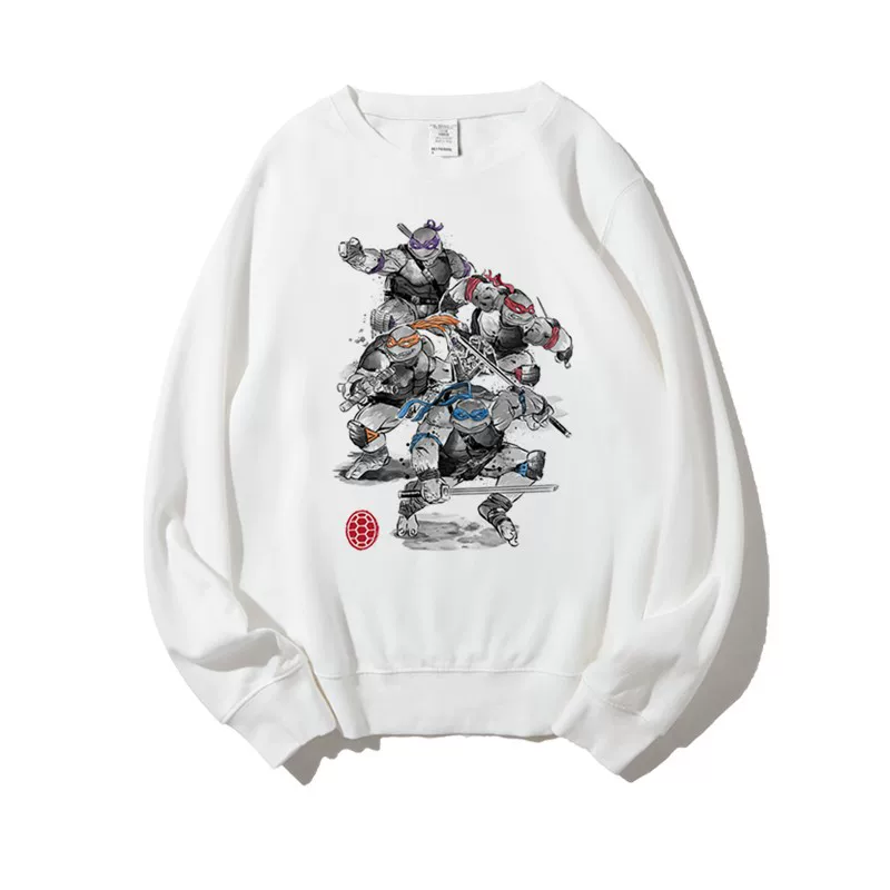 Demi-season trend sweatshirt for men and women, cartoon set, for teenagers, for beloved, oversize, American style