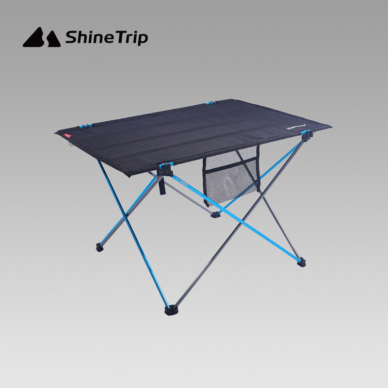 Outdoor folding table Aluminum alloy camping picnic portable table Car self-driving folding table stall barbecue table